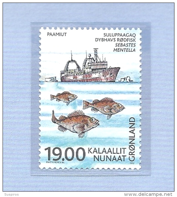 GROENLANDIA 2002 The 100th Anniversary Of The International Council For The Exploration Of The Sea (ICES)   MNH** - Neufs