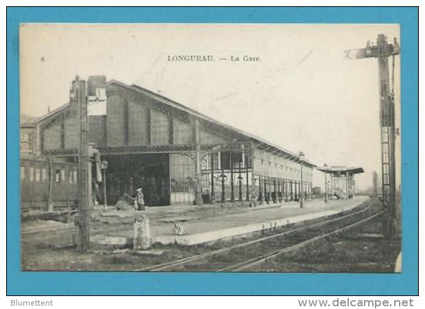 CPA- Chemin De Fer Gare LONGUEAU 80 - Longueau