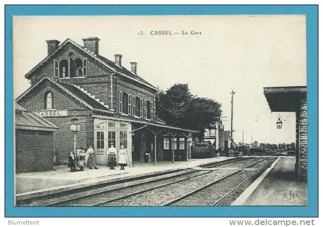 CPA- Chemin De Fer Gare CASSEL 59 - Cassel