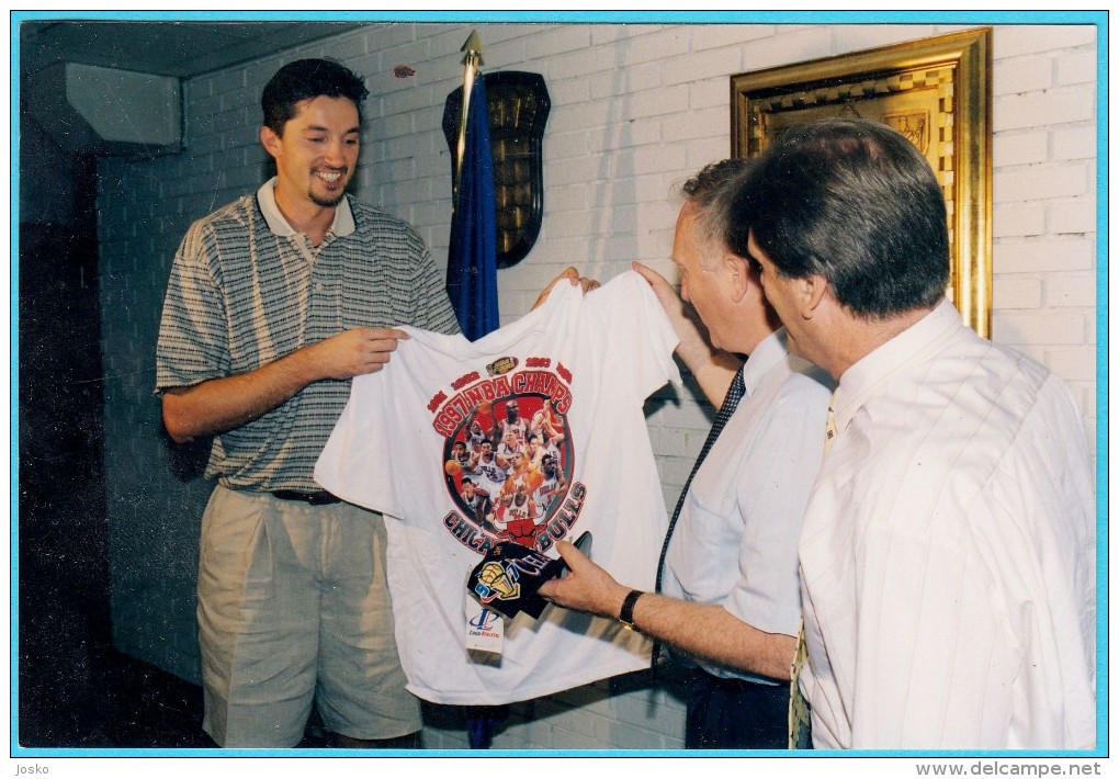 TONI KUKOC - Chicago Bulls ... NBA Basketball ** Original Photo ** Philadelphia 76ers - Atlanta Hawks - Milwaukee Bucks - Chicago Bulls