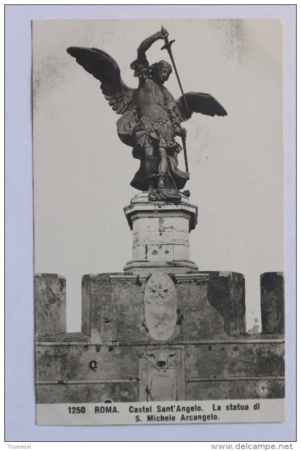 ITALY, ROMA, Castel Sant'Angelo, La Statua Di S. Michele Arcangelo - Other & Unclassified