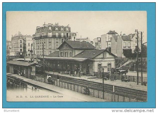 CPA 6 - Chemin De Fer La Gare LA GARENNE 92 - La Garenne Colombes