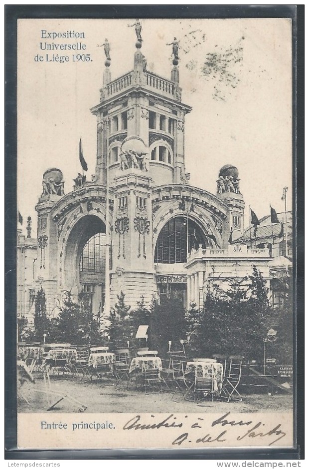 CPA BELGIQUE - Liège, Exposition Universelle De 1905 - Entrée Principale - Liege