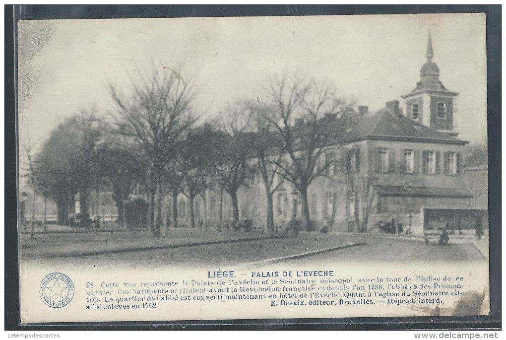 CPA BELGIQUE - Liège, Palais De L´Evêché - Liege