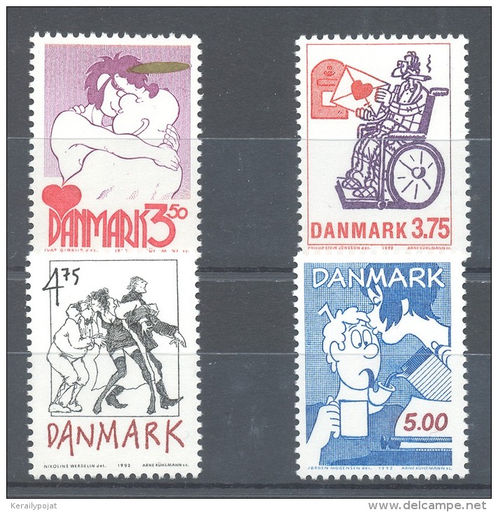 Denmark - 1992 Comics MNH__(TH-9949) - Unused Stamps