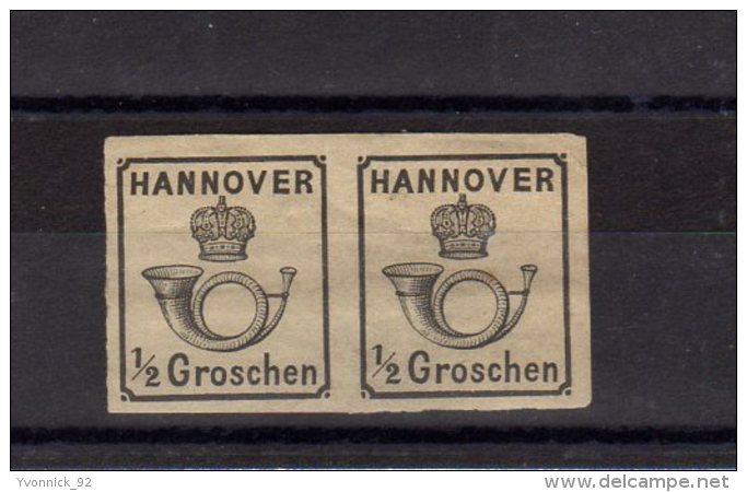 Allemagne -  Hannover_   1 Paire 1/2 Groschen _  (1859) - Hanover