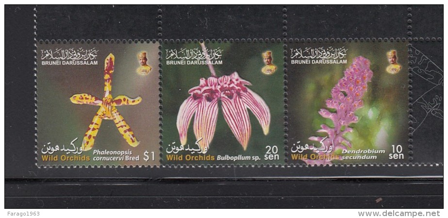 2009 Brunei Orchids   Complete Set Of 6 MNH - Brunei (1984-...)