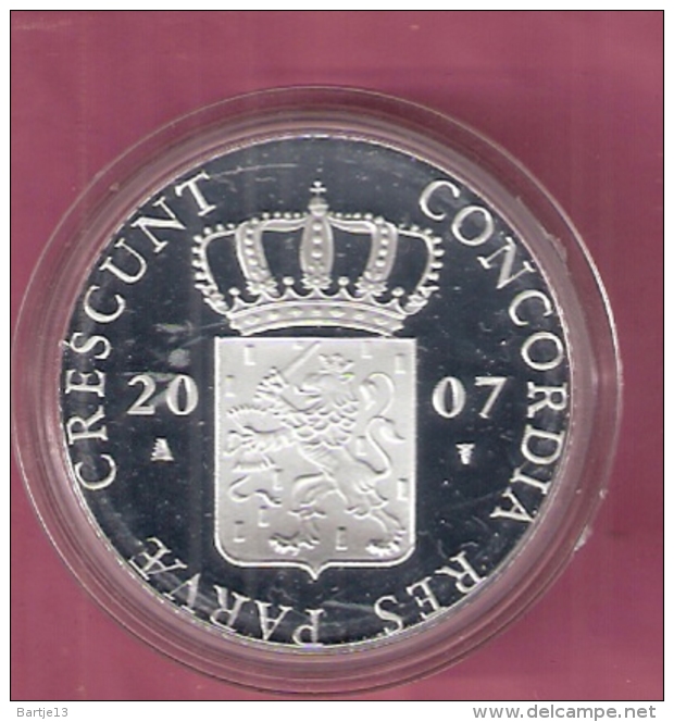 DUKAAT 2007 OVERIJSSEL AG PROOF - Monete Provinciali