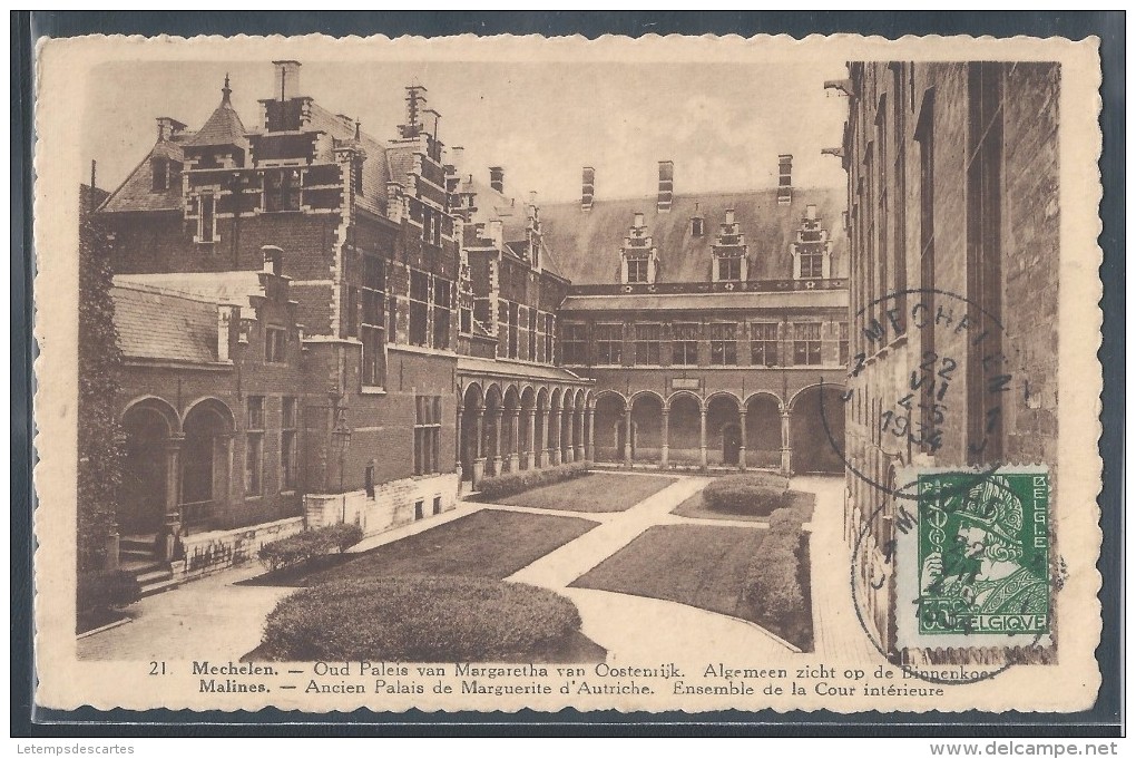 CPA BELGIQUE - Malines, Ancien Palais De Marguerite D'Autriche - Ensemble De La Cour Intérieure - Malines