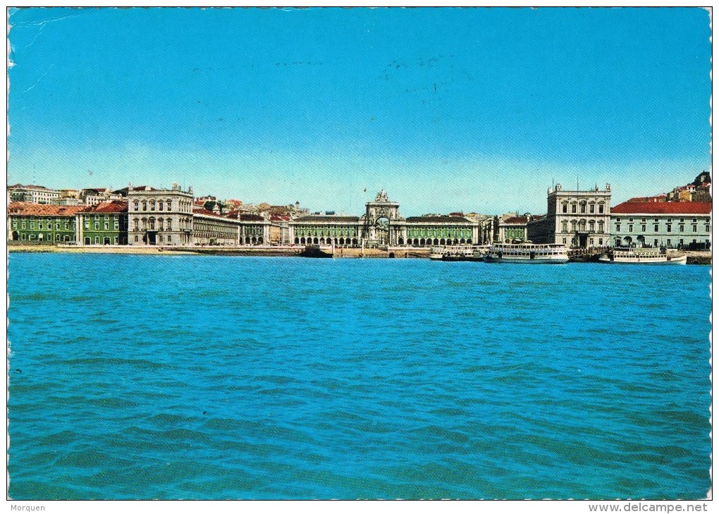 19242. Postal LISBOA (Portugal) 1967. Vista Rio Tajo - Cartas & Documentos