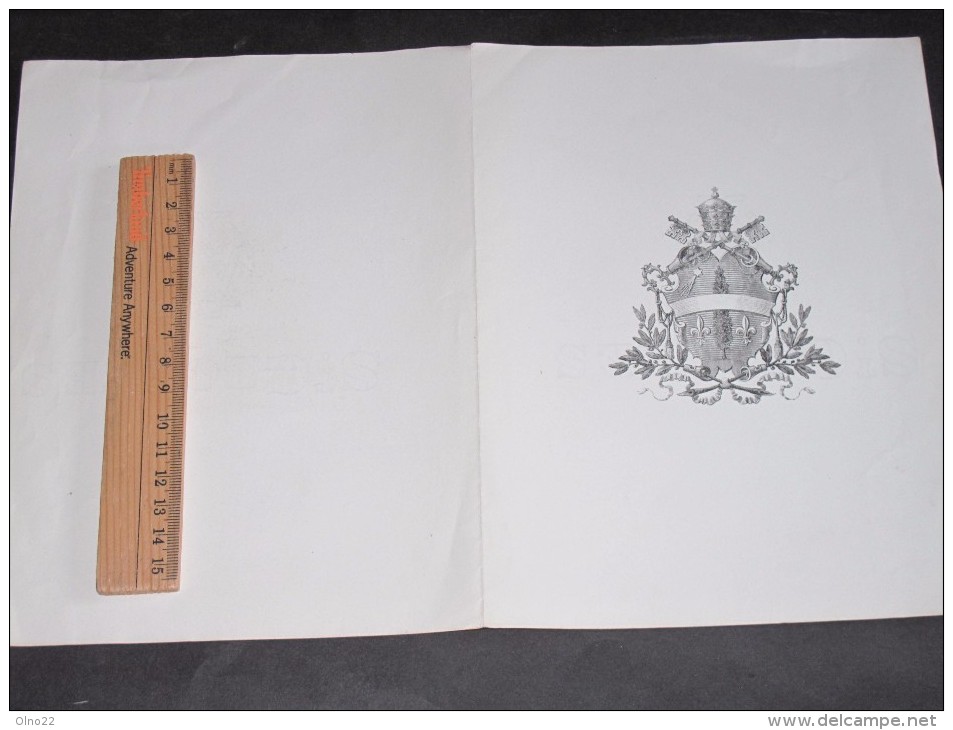 PARIS Entre 1893 Et 1899-Invitation De Mons. CLARI Archevêq. De Viterbe,Nonce Du Saint Siege,adressée à M.de Grandmaison - Ohne Zuordnung