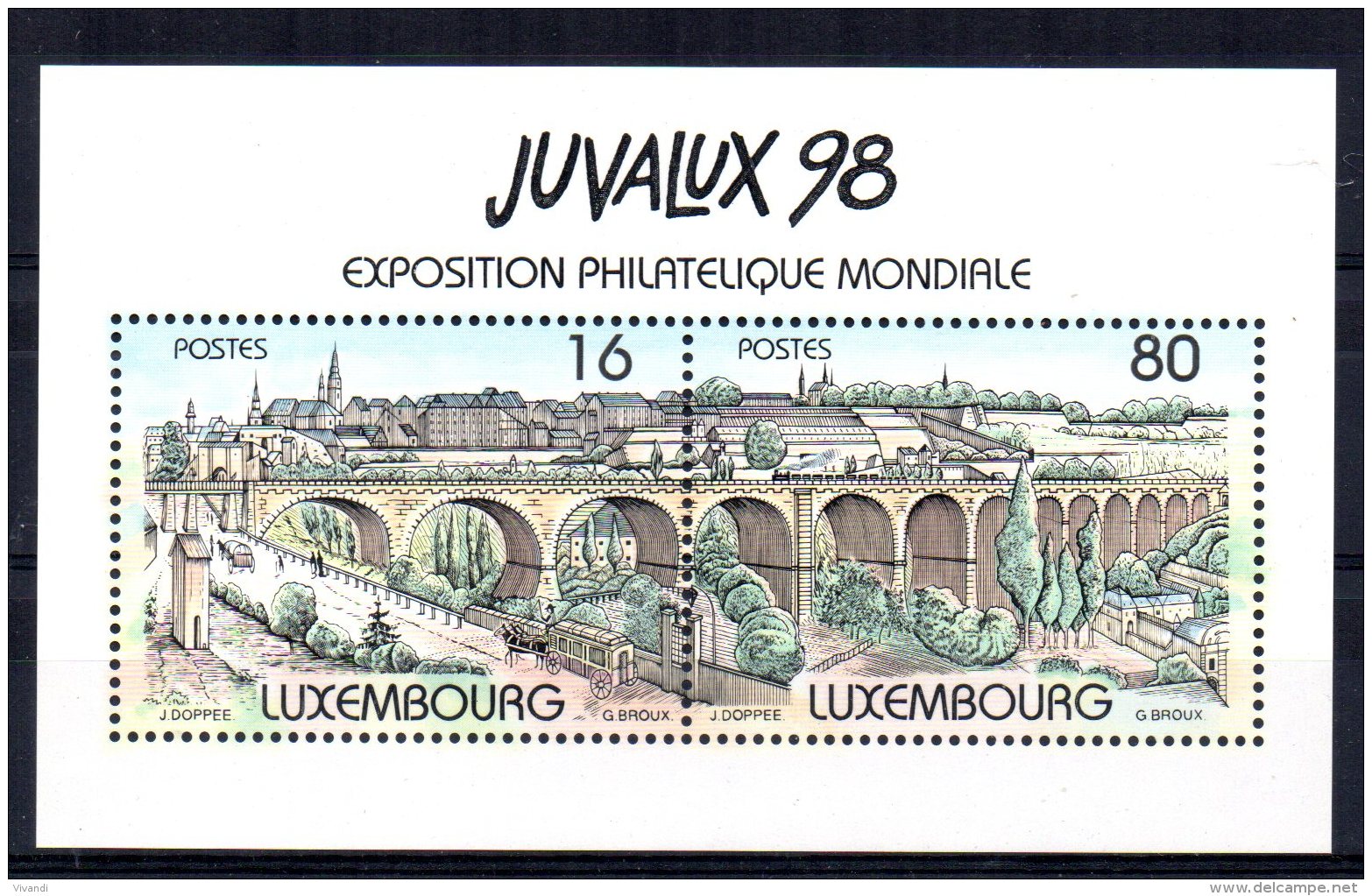 Luxembourg - 1998 - "Juvalux 98" Youth Stamp Exhibition Miniature Sheet - MNH - Neufs