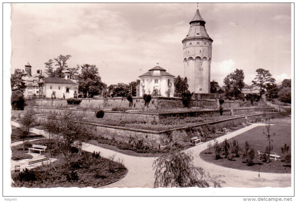 @ Rastatt - Pagodenburg - Wasserturm Mit Anlagen - Rastatt