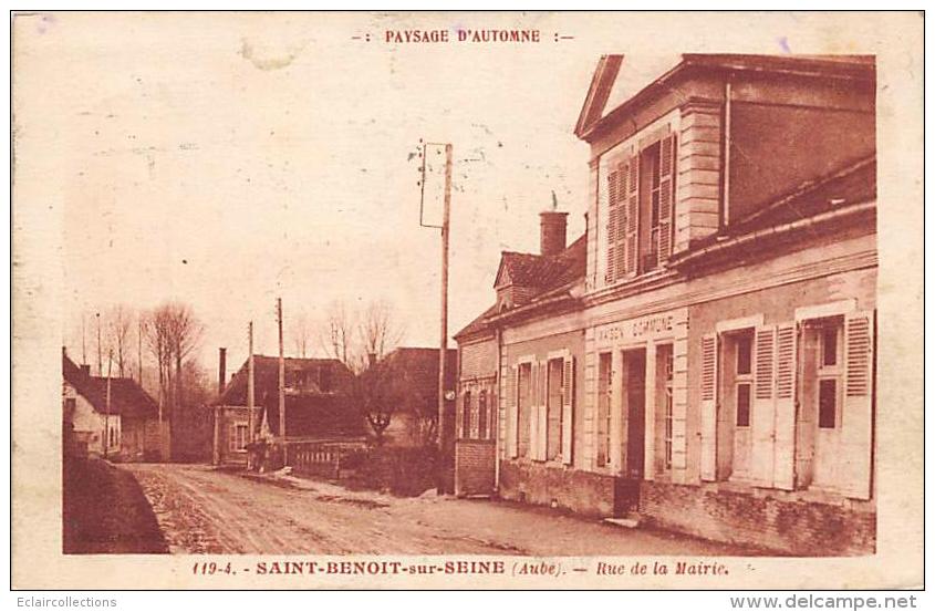 Saint Benoit Sur Seinel       10     Rue De La Mairie.  Maison Commune - Autres & Non Classés