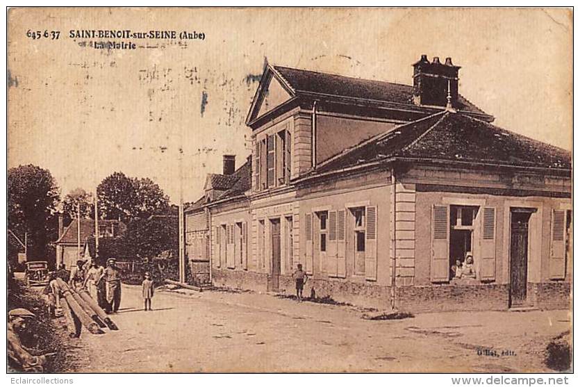 Saint Benoit Sur Seine       10     La Mairie.  Maison Commune - Sonstige & Ohne Zuordnung