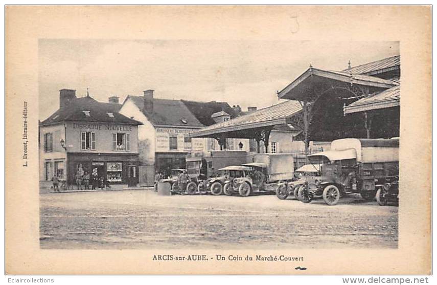 Arcis Sur Aube    10    Marché Couvert. Camions - Arcis Sur Aube