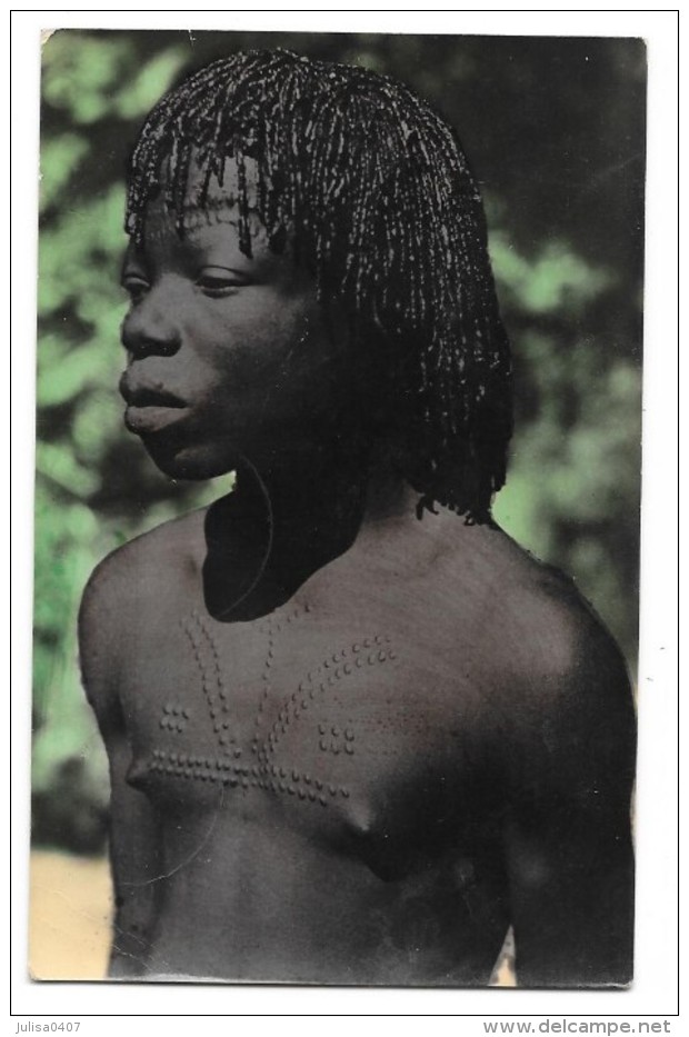 CONGO BELGE Ethnologie Indigène Bankutshu Scarifications - Altri & Non Classificati