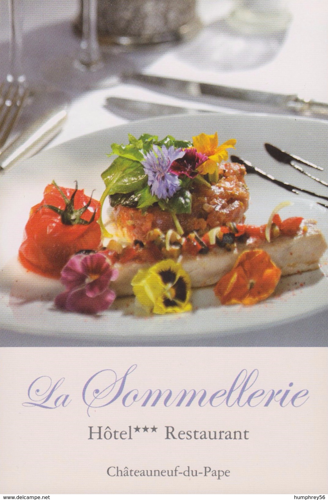 FRANCE - Châteauneuf-du-Pape - Hôtel-Restaurant "La Sommellerie" - Chateauneuf Du Pape