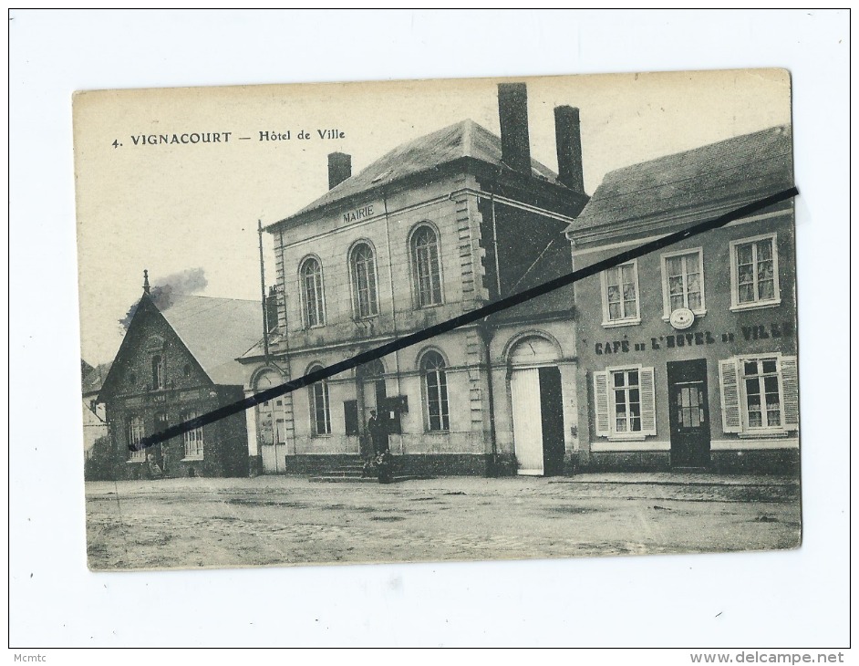 CPA -  Vignacourt  - Hôtel De Ville - Vignacourt