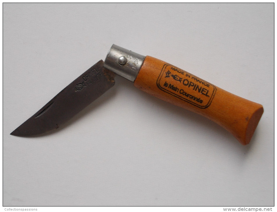 - Couteau. Canif - Petit Couteau - OPINEL. La Main Couronnée N°3 - - Knives