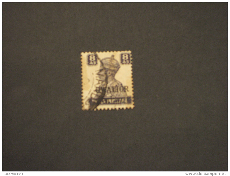 GWALIOR - 1940/9 RE 8 A. - TIMBRATO/USED - Gwalior