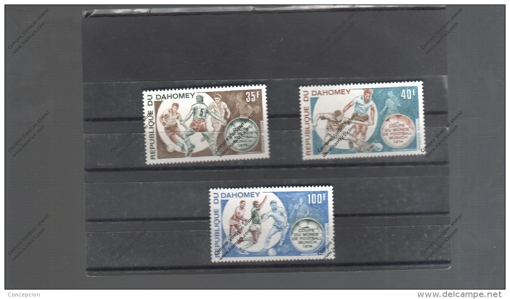 DAHOMEY Nº  AE 196 AL 198 - 1974 – West Germany