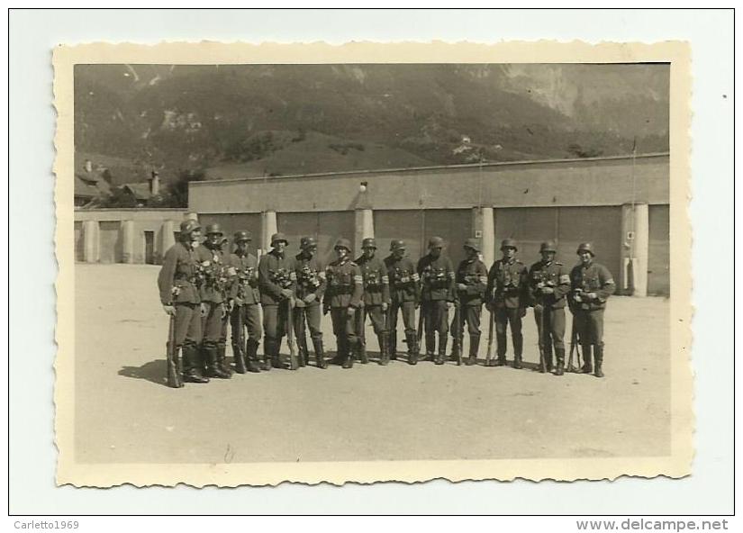 FOTO SOLDATI TEDESCHI - 2a GUERRA MONDIALE - MISURE CM.8,5x6 - Guerre, Militaire