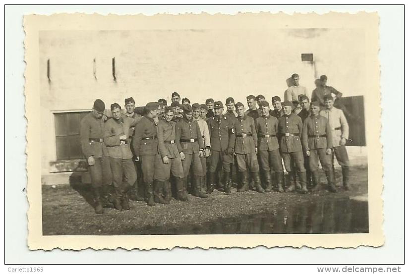 FOTO SOLDATI TEDESCHI - 2a GUERRA MONDIALE - MISURE CM.9X6 - War, Military