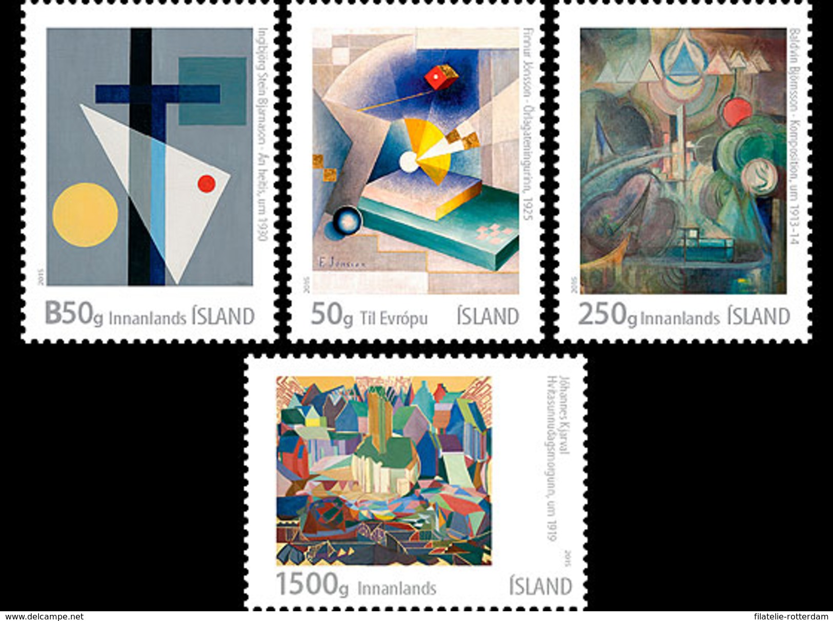 IJsland / Iceland - Postfris / MNH - Complete Set Kunst 2015 - Unused Stamps