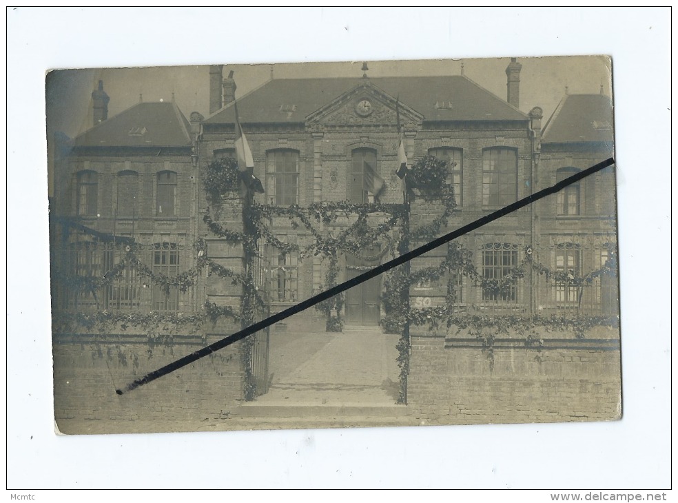 Carte Photo  - Ecole De Saint Ouen - Saint Ouen