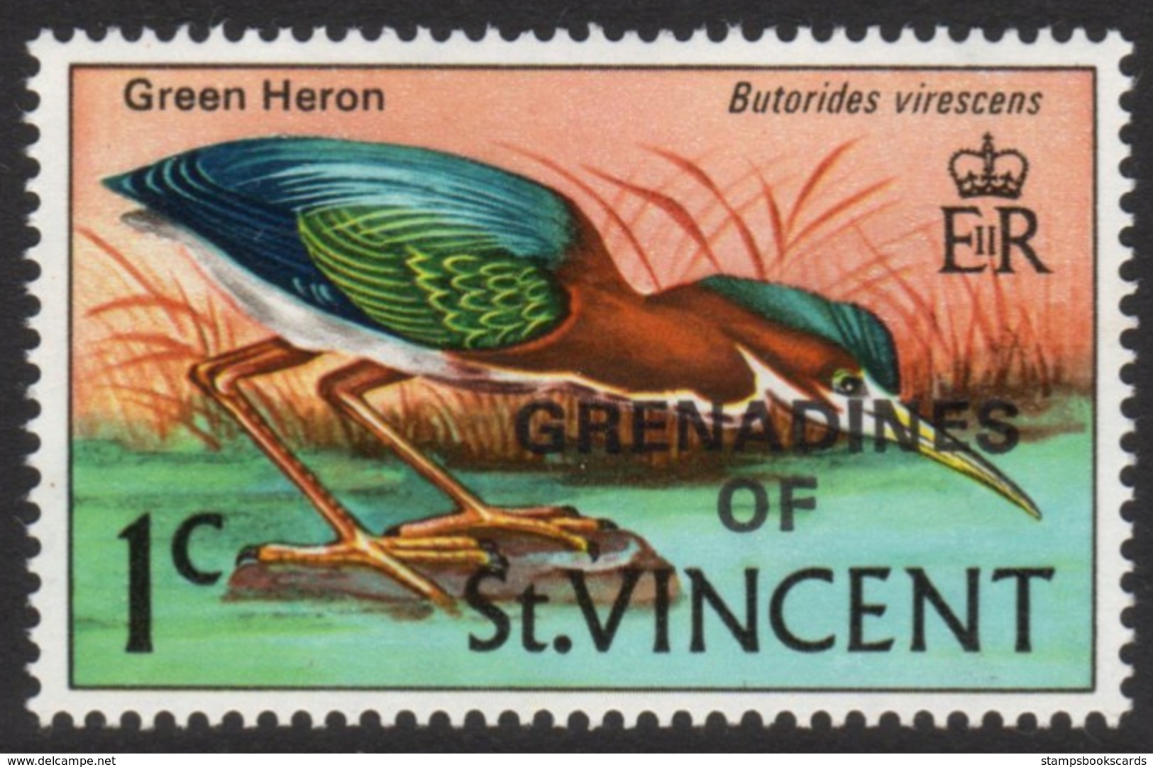 Green Heron Mm Stamp - Albatrosse & Sturmvögel