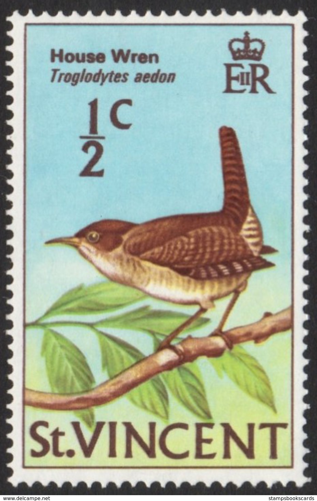 House Wren Mnh Stamp - Songbirds & Tree Dwellers