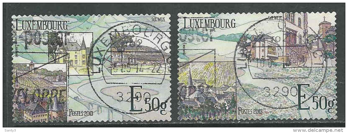 Luxemburg Yv 1925-26 Jaar 2013, Reeks, Gestempeld, Zie Scan - Oblitérés