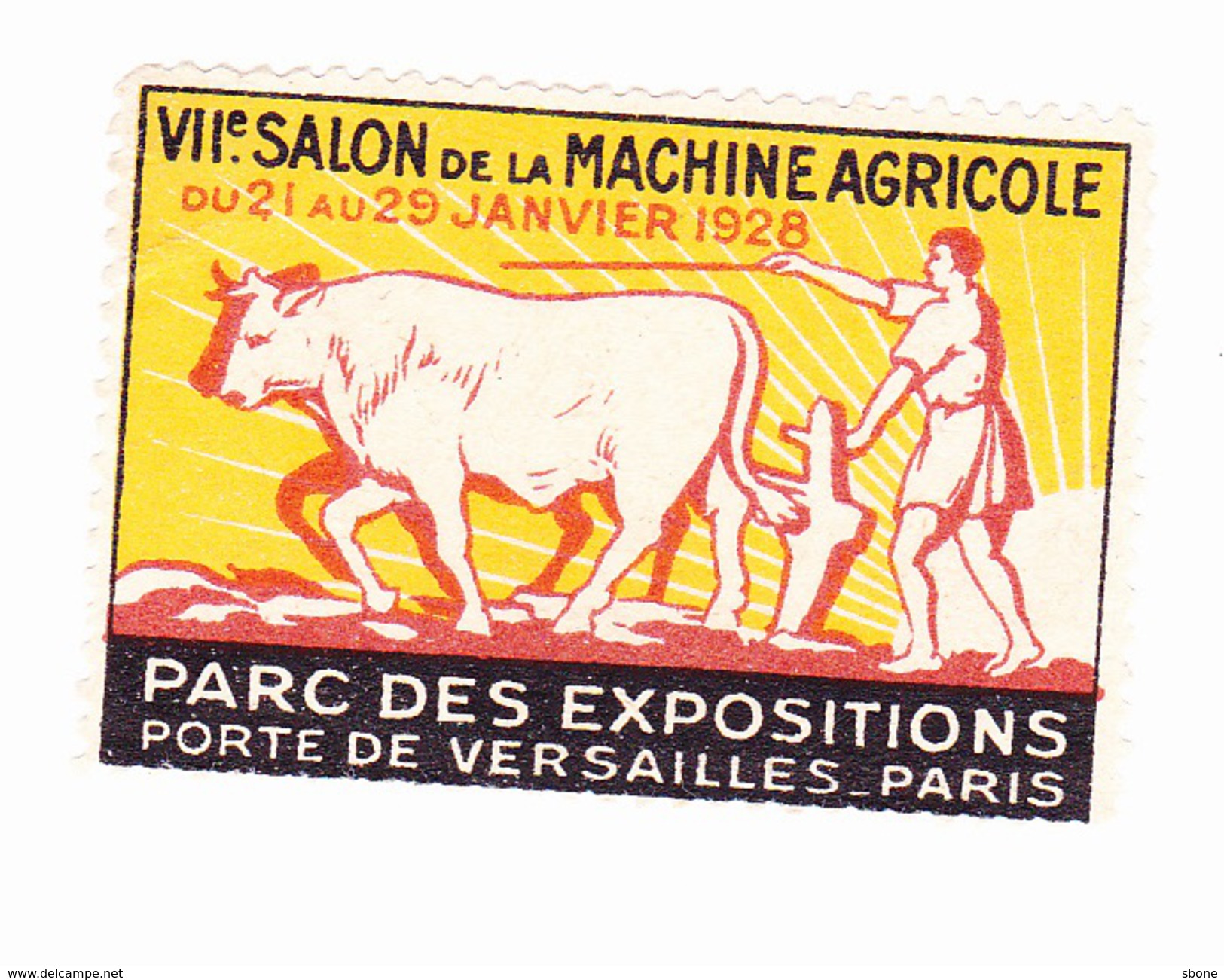 Vignette VIIe Salon De La Machine Agricole - 1928 - Parc Des Expositions - Porte De Versailles - Autres & Non Classés