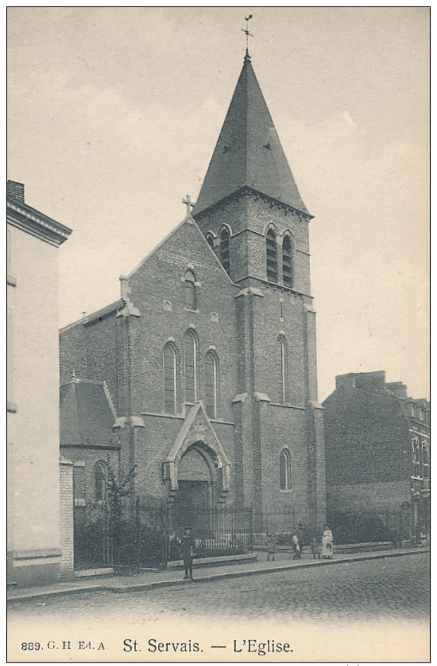 St-Servais. - L'Eglise. (Namur, Saint-Servais,  L'Eglise Sainte-Croix) - # 889, G. H. Ed. A  - Excellent - Namur