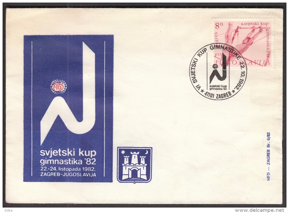 Yugoslavia Zagreb 1982 / 6th Gymnastics World Cup - Gymnastik