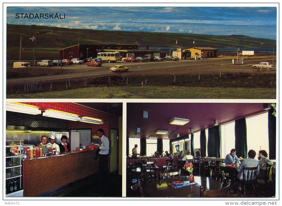 ICELAND : STADARSKALI - CAFETERIA I HRUTAFJORDUR (10 X 15cms Approx.) - Island