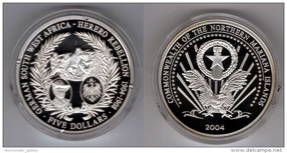 ISLAS MARIANAS 5 DOLARES 2004  -  GERMAN SOUTH WEST AFRICA - Northern Mariana Islands