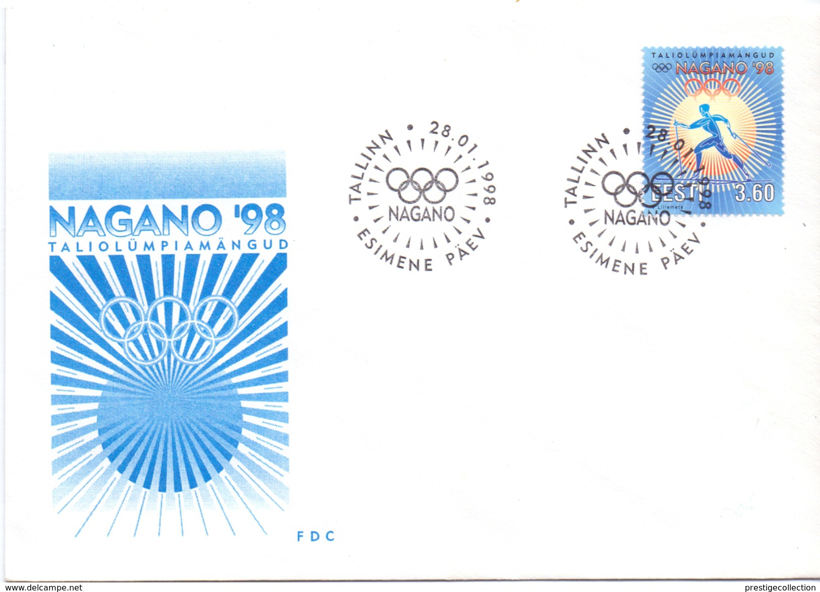 NAGANO OLYMPIC GAMES  1998 FDC  (SET160151) - Invierno 1998: Nagano