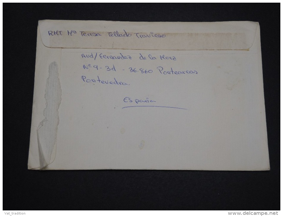 ESPAGNE - Enveloppe En Recommandée De Puenteareas Pour La Suisse En 1987 - A Voir - L 2230 - Briefe U. Dokumente