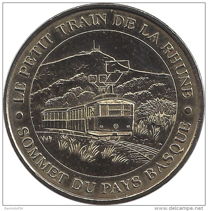 2007 MDP352 - LE PETIT TRAIN DE LA RHUNE 1 - Sommet Du Pays Basque / MONNAIE DE PARIS - 2007