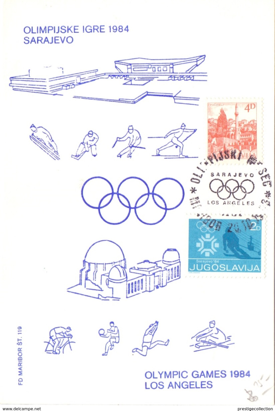 SARAJEVO 1984   OLYMPIC GAMES (SET160148) - Ete 1932: Los Angeles