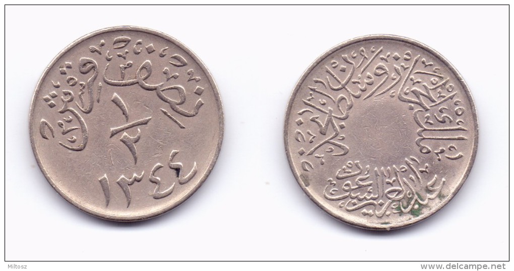 Hejaj & Nejd 1/2 Ghirsh 1925 (1344) - Saudi Arabia