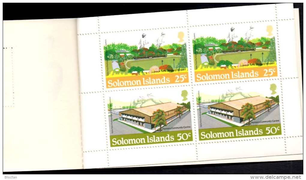 Werbung Zeppelin Olympia-Fahrt 1936 Salomon-Insel MH 1984 ** 40€ Olympiade Hb Ms Olympic Carnet Sheet Bf SOLOMON ISLANDS - Ete 1936: Berlin