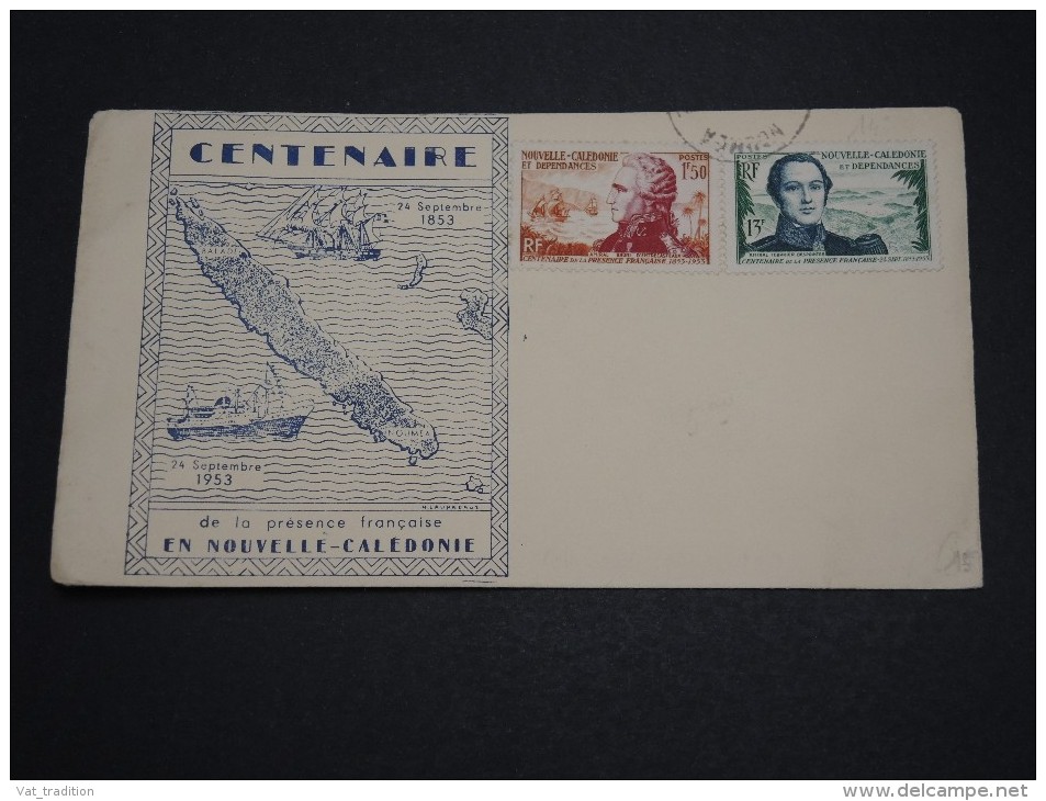 NOUVELLE CALÉDONIE - Enveloppe Souvenir En 1953 - A Voir - L 2292 - Storia Postale