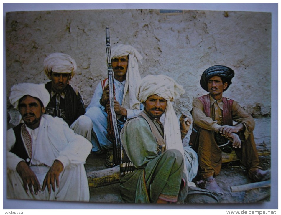 AFGHANISTAN - CPSM - Tribu Pachtoun Du Sud-Ouest - GUERRIERS - Belle Carte Peu Commune - Afghanistan