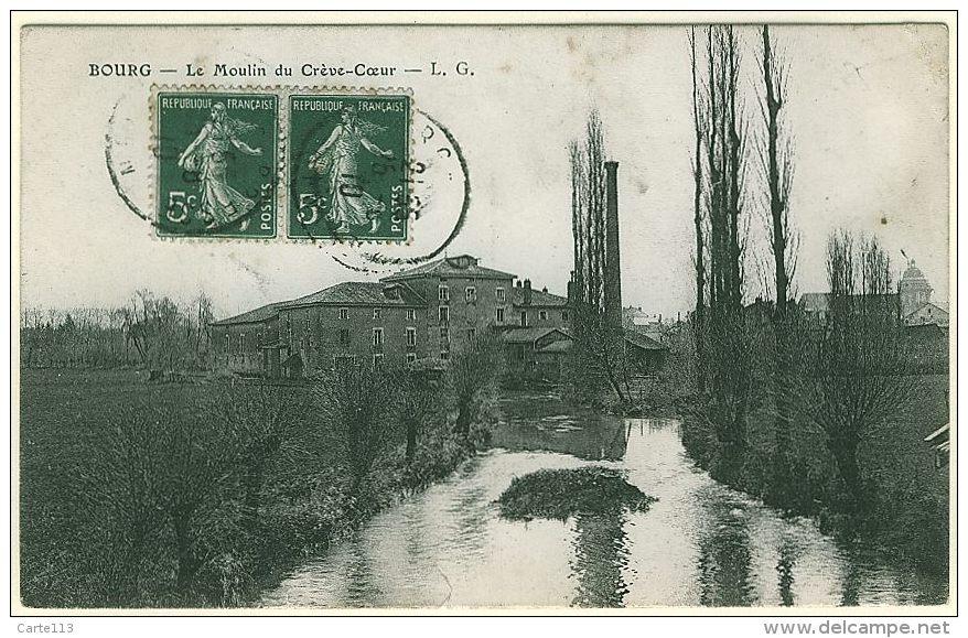 1 - B12285CPA - BOURG - Le Moulin Du Creve Coeur - Très Bon état - AIN - Autres & Non Classés