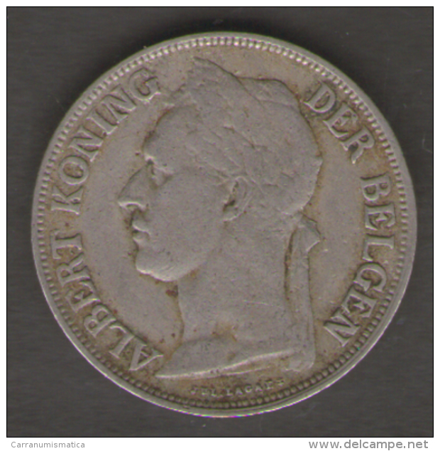 CONGO BELGE 1 FRANC 1924 - 1910-1934: Alberto I