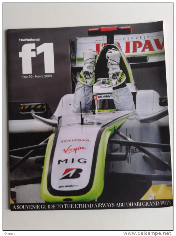 Lib431magazine National F1 Racing Abu Dhabi Grand Prix 2009 Etihad Airways Ferrari World Mall Auto Yas Marina Circuit - Sports