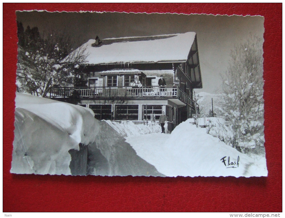 74 - LES CONTAMINES - " HOTEL " LA GELINOTTE " ( Altitude: 1164 M ) - - Contamine-sur-Arve